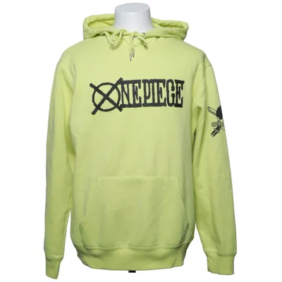 Capuchon sweater (Geel) van One Piece Katoen, Polyester