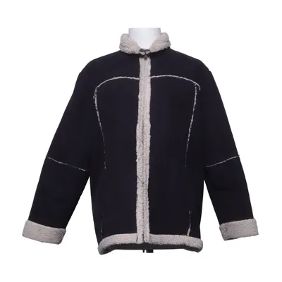 Veste en peau de mouton retournée (Noir, Beige) de Unicat Acrylique, Polyester
