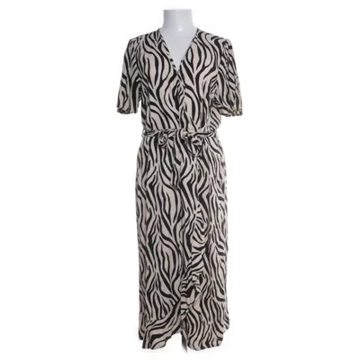 Slå-om-kjole (Beige, Sort) fra Garcia Viscose, Polyester