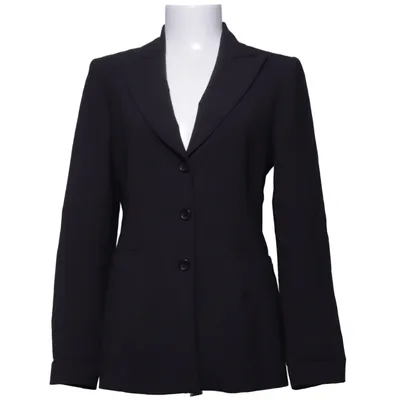 Blazer (Noir) de Claude Zana Élasthane, Polyester, Laine