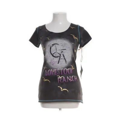Top (Black, Multicolored) from Christian Audigier Cotton