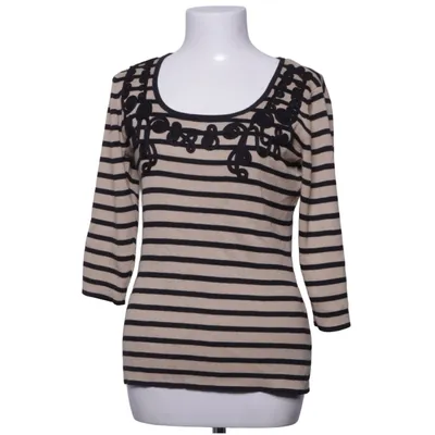 Trui (Beige, Zwart) van Singh Madan Katoen, Viscose