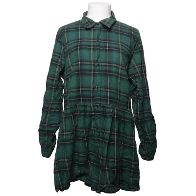 Skjortklänning (Grön, Svart, Flerfärgad) från Maxi Blue. Bomull