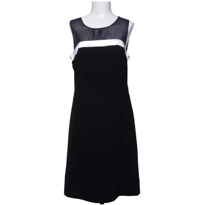 Klänning (Svart, Vit) från Un Deux Trois Acetat, Polyester, Silke