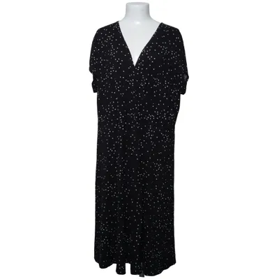 Dress (Black, White) from Anna Field Curvy Elastane, Viscose