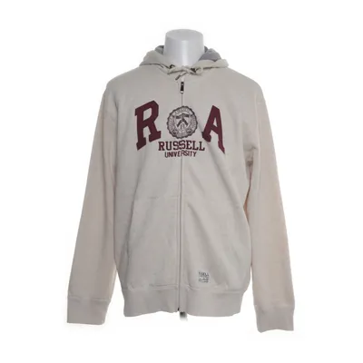 Huvtröja (Grå) från Russell Bomull, Polyester