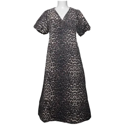 Maxikjole (Illana Leo Dress) fra Neo Noir Bomuld