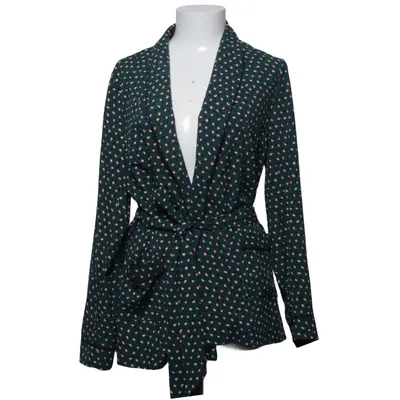 Wrap blouse (Green, Multicolored) from Magasin Elastane, Polyester