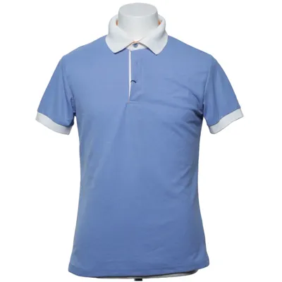 Polo shirt (Blue, White, Orange) from Reverse Polyester