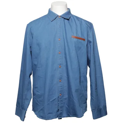 Chemise en jean (Bleu) de Coofandy Coton, Élasthane, Polyester