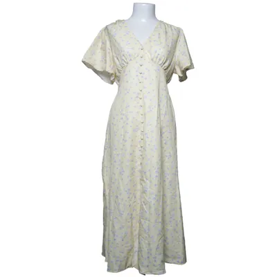 Jurk (Geel, Blauw) Polyester