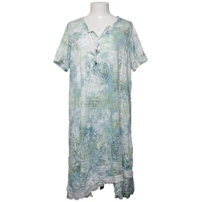 Dress (Blue, Green, White, Multicolored) from Sara Lindholm Polyester, Viscose