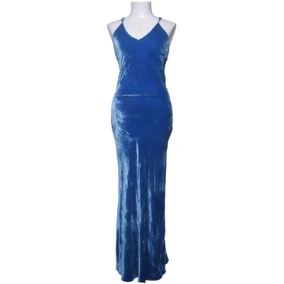 Robe longue (Bleu) de Rat & Boa Soie