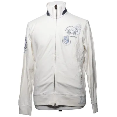 Jacket (White) from La Martina Cotton, Elastane