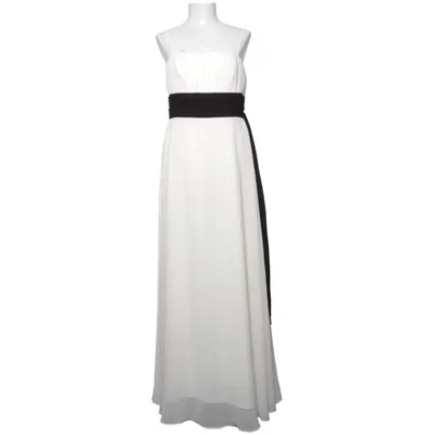 Aftenkjole (Hvid, Sort) fra Marie Lund Polyester