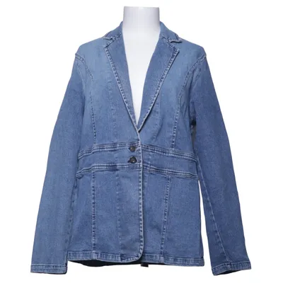 Denimjakke (Blå) fra Marina Rinaldi Bomuld, Elastan