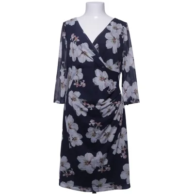 Dress (Blue, White) from Swing Curve Elastane, Polyester