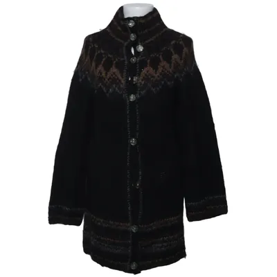 Strickjacke (Schwarz, Braun, Grau) von Farmers Market Iceland Wolle