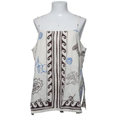 Tank Top (Beige, Brown, Blue) from Next Cotton, Linen, Viscose