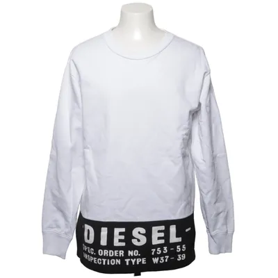 Collegetröja (Vit, Svart) från Diesel Bomull