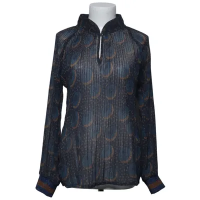 Blouse (Bleu, Multicolore) de Rue de Femme Fibre métallique, Polyester