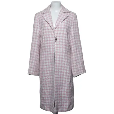 Manteau (Rose, Blanc) de CCDK Acrylique, Coton, Polyester, Laine