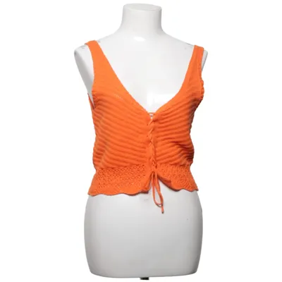 Crop top (Orange) från Amisu Knitwear Bomull