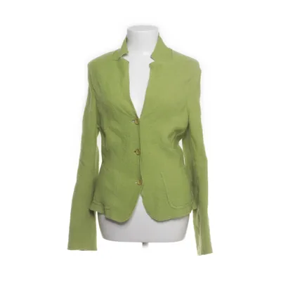 Kofta (Wollwalk wolfleece elastischer Blazer im frühlingsgrün moosgrün) från La Rochelle Ull