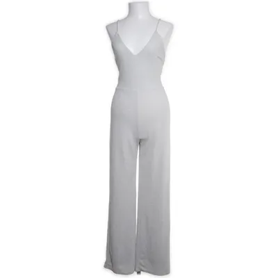 Jumpsuit (Silver) from Divided by H&M Polyester, Polyamide, Elastane