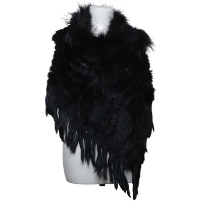 Pelzponcho (Schwarz) von Angeliquel