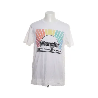T-shirt (Vit, Flerfärgad) från Wrangler Ekologisk bomull