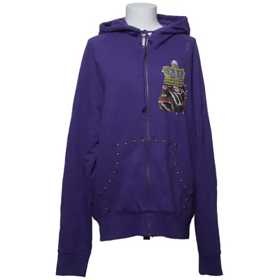 Capuchon sweater (Lila) van Ed Hardy by Christian Audigier Katoen