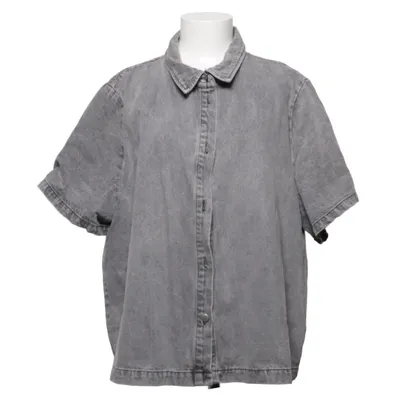 Denim blouse (Grijs) van Norah Katoen