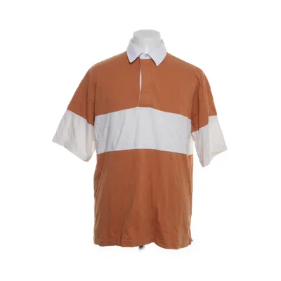 Pikétröja (Orange, Vit) från H&M Man Bomull