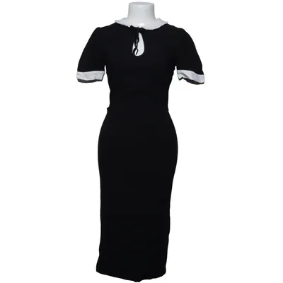 Klänning (Svart, Vit) från Collectif Vintage Bomull, Polyester, Viskos