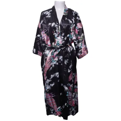 Kimono (Noir, Multicolore) de Sam Well Soie