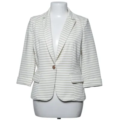 Kavaj (Beige, Vit) från Lucy Paris Elastan, Polyester