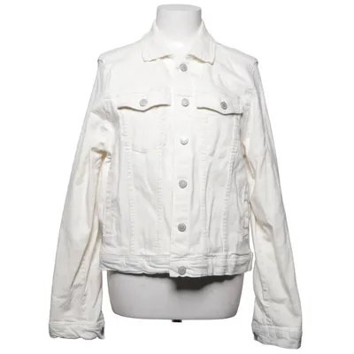 Jeansjacka (Vit) från Denim Project Bomull, Elastan