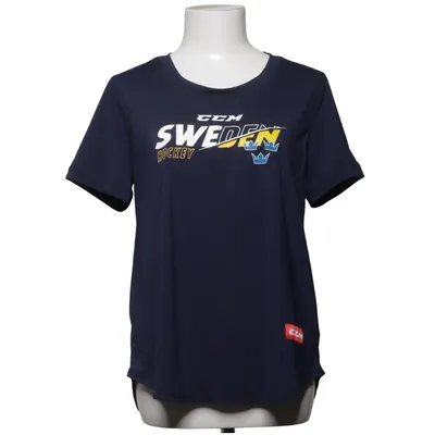 T-shirt (Bleu, Multicolore) de CCM Élasthane, Polyester