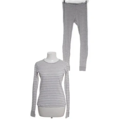 Pyjamas (Vit, Grå) från Polarn O. Pyret Bomull