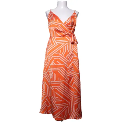 Robe portefeuille (Orange, Blanc) de Et Vous Polyester