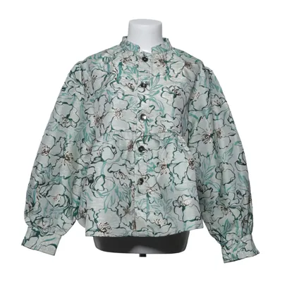Blus (Grön, Beige) från Najell Metallfiber, Polyester