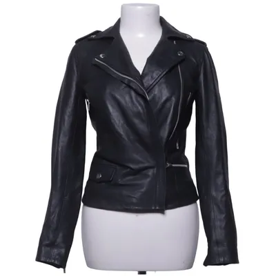 Bikerjack (Zwart) van Muubaa Leer, Polyester