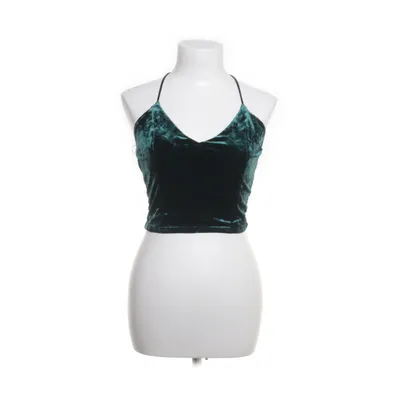 Crop top (Grön) från Urban Outfitters Elastan, Polyester