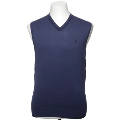 Vest (Blue) from Tru Trussardi Cotton, Viscose