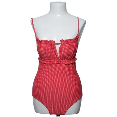 Maillot de bain une pièce (Rouge, Blanc) de Fei Élasthane, Polyamide