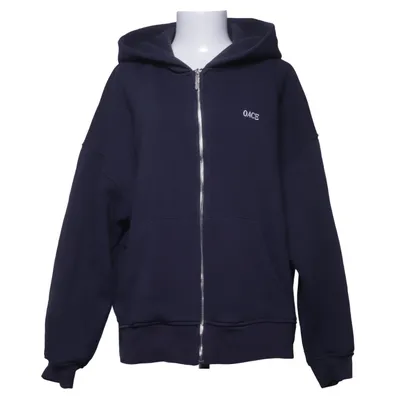 Sweat à capuche (Bleu) de Oace Coton, Polyester