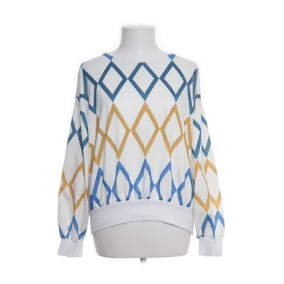 Sweatshirt (White, Multicolored) from Lacati Cotton, Polyester