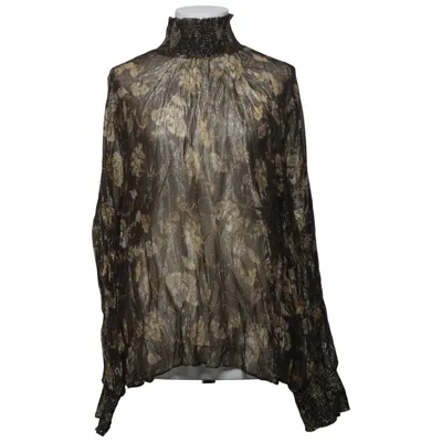 Blus (Svart, Guldfärgad) från PBO Metallfiber, Viskos