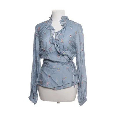 Wrap blouse (Blue, Multicolored) from H&M Trend Viscose